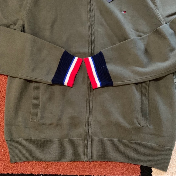 Tommy Hilfiger Green Zip Jacket - Picture 2 of 4